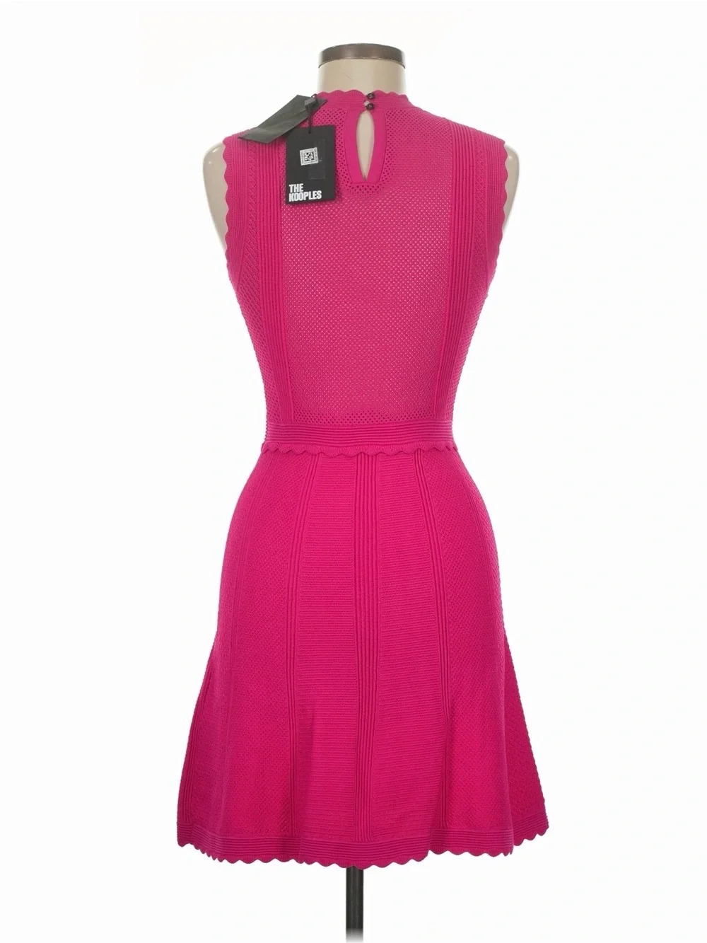 NWT! The Kooples Pink Mock Neck Knit Mini Dress. Size Medium.